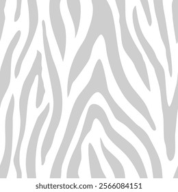 zebra seamless pattern. grey stripped background. abstract organic pattern. suitable for fabric design, wrapping paper, textile and wallpaper.