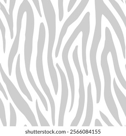 zebra seamless pattern. grey stripped background. abstract organic pattern. suitable for fabric design, wrapping paper, textile and wallpaper.