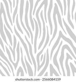 zebra seamless pattern. grey stripped background. abstract organic pattern. suitable for fabric design, wrapping paper, textile and wallpaper.