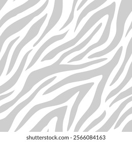 zebra seamless pattern. grey stripped background. abstract organic pattern. suitable for fabric design, wrapping paper, textile and wallpaper.