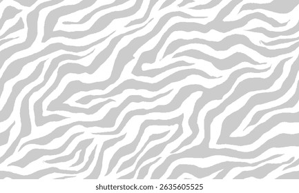 zebra seamless pattern. grey stripped background. abstract organic pattern. vector background for fabric design, wrapping paper, textile and wallpaper.