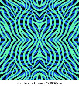 Zebra seamless pattern. Modern abstract vector background. 