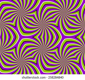 Zebra - seamless pattern (motion illusion)