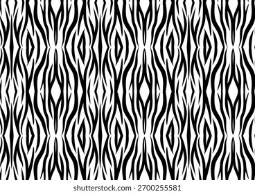Zebra seamless pattern. Vector animal skin  for fabric, wallpaper, wrapping paper, textile, decoration