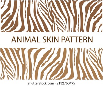 Zebra seamless pattern.golden 
 and white Vector illustration,Striped, animal stripes background. Abstract animal skin print design.