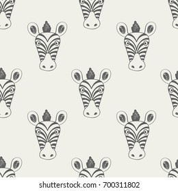 zebra, seamless pattern,hand drawn vector illustration, can be used for kid's or baby's shirt design, fashion print design, fashion graphic, t-shirt, kids wear