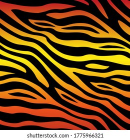 Zebra Seamless Print Ombre Pattern Print Stock Vector (Royalty Free ...