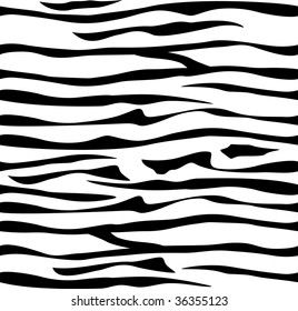 Zebra Seamless Animal Skin Pattern Your Stock Vector (Royalty Free ...