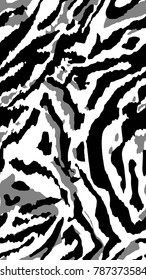zebra seamless vector background