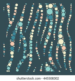 Zebra shape vector design by color point