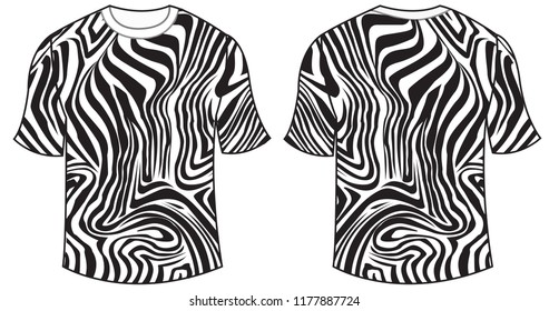 Zebra shirt design