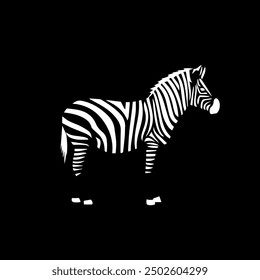 Zebra Silhouette Vector Art, Icons, and logo - Illustration of vector