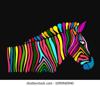 Zebra, sketch for your design