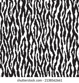 Patrón abstracto de piel de cebra, diseño sin costuras de cuero animal