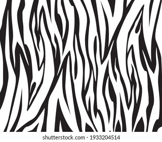 zebra skin background, animal skin abstract background in black and white colors