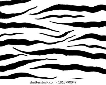 Zebra Skin Background. Safari Fashion Texture. Colorful Vector Animal Print.  Realistic Vector Zebra Skin. Luxury Print. Stylish Zebra Ornament. Colorful Camouflage. Jungle Exotic Artwork.