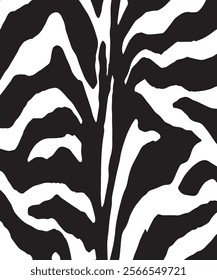 Zebra skin background vector. Animal fur, vector background for Fabric design, wrapping paper, textile, and wallpaper