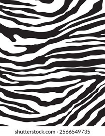 Zebra skin background vector. Animal fur, vector background for Fabric design, wrapping paper, textile, and wallpaper