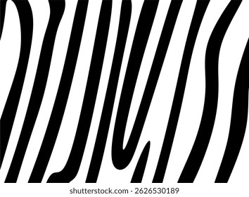 Zebra skin background vector graphic