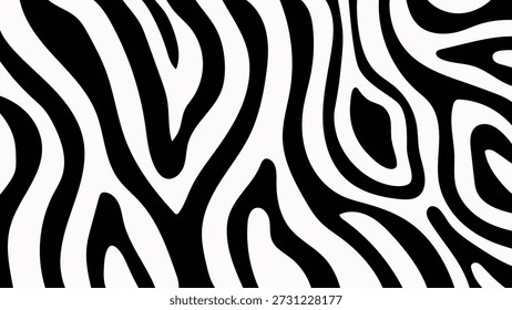 Ilustración vectorial de fondo de piel de cebra