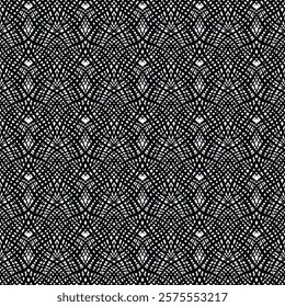 Zebra skin black and white seamless vector pattern 