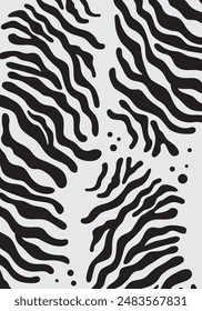 Patrón de piel de cebra ilustración de fondo Vector tela textil impresión arte Plantilla arte Clip arte arte arte Fondo de pantalla de arte editable