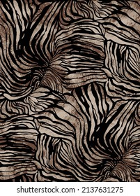 Zebra skin pattern, animal leather abstract seamless design