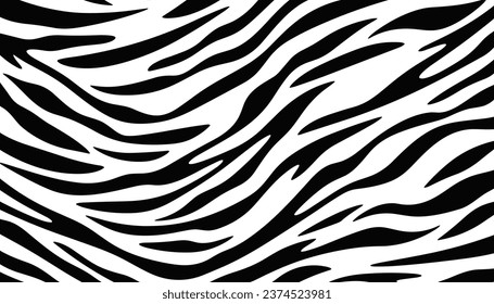 zebra skin pattern background. Vector illustration