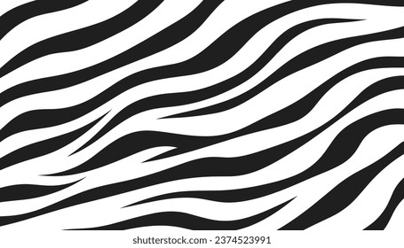 zebra skin pattern background. Vector illustration