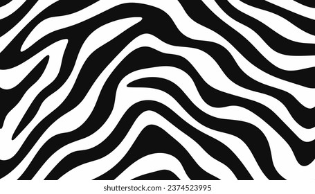 zebra skin pattern background. Vector illustration