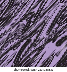Patrón de piel de cebra, impresión de cebra, rayas de piel animal, patrón geométrico abstracto.  Increíble ilustración vectorial dibujada a mano.
