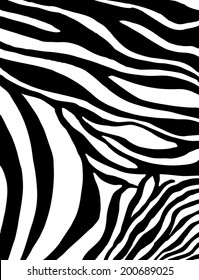 Zebra Stripes Seamless Pattern Stock Vector (Royalty Free) 165419711 ...