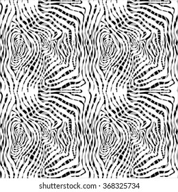 Zebra skin seamless pattern