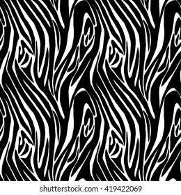 Zebra Skin Seamless Pattern Animal Fur Stock Vector (Royalty Free ...