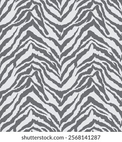 Zebra skin seamless pattern black and white 