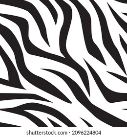 zebra skin seamless pattern print. vector print for clothes or print
