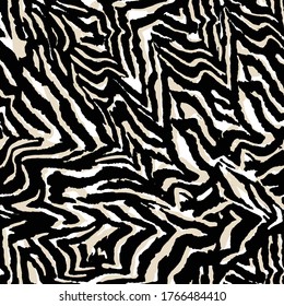 zebra skin texture seamless pattern