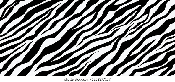 zebra skin texture seamless pattern.