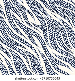 Padrão sem emenda de textura de pele de zebra com pontilhado plano.