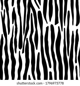 Zebra skin texture, zebra stripes, vector
