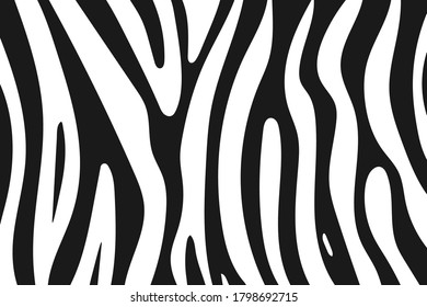 Zebra skin vector cartoon background.