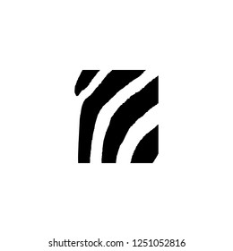 zebra skin vector icon. zebra skin sign on white background. zebra skin icon for web and app
