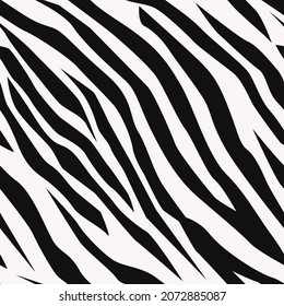 zebra skin vector print. seamless pattern for clothing or print