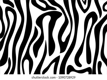 Zebra Stripe Backgroundvector Illustration Pattern Stock Vector ...