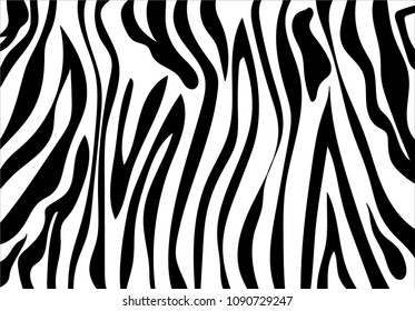 Zebra Stripes Background Black Stripes On Stock Vector (Royalty Free ...