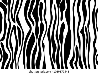 Zebra Stripe Backgroundvector Pattern Stock Vector (Royalty Free ...