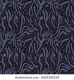 Zebra Stripe Seamless Vector Pattern Animal Print