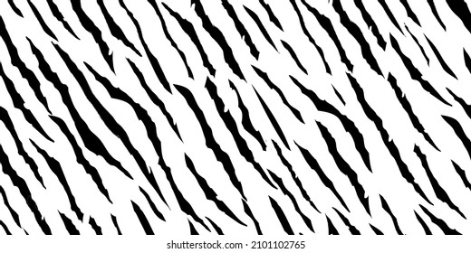 Zebra Stripe Vector. African Animal Zoo Paint. Black Brush Zebra. Black Jungle Tiger. Tropical Exotic Giraffe. Vector Tiger Pattern. Zebra Line Background. Abstract Grunge Texture. Stripe Wild Pattern