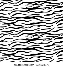 Zebra Stripes Background Seamless Pattern Vector Stock Vector (Royalty ...