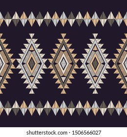 Zebra stripes. Ethnic boho seamless pattern. Embroidery on fabric. Patchwork texture. Weaving. Traditional ornament. Tribal pattern. Folk motif. Can be used for wallpaper, textile, wrapping, web.